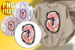 J Doodle Letter Valentine Festive Cheerful Spirit! Product Image 1