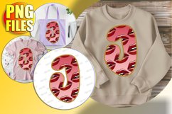 J Doodle Letter Love Heart Bright Design! Product Image 1