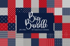 Christmas Digital Paper Bundle. Classic Christmas patterns Product Image 1