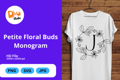 Petite Floral Buds Monogram Product Image 1