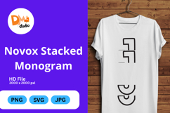 Novox Stacked Monogram Product Image 1