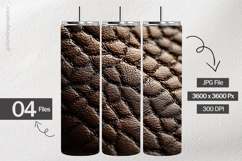 Chocolate Leather Digital Papers - 04 Variation Product Image 2