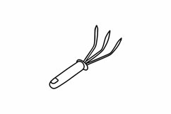 Garden rake SVG | Garden rake clipart Product Image 1