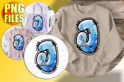J Doodle Letter Valentine Playful Heart Design! Product Image 1