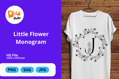 Little Flower Monogram Product Image 1