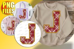J Doodle Letter Style Print Merry Celebration Design! Product Image 1
