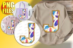 J Doodle Letter Valentine Loving Festive Style! Product Image 1
