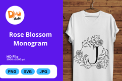 Rose Blossom Monogram Product Image 1