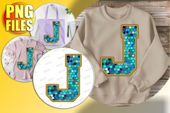 J Doodle Letter Style PNG Cheerful Winter Spirit! Product Image 1