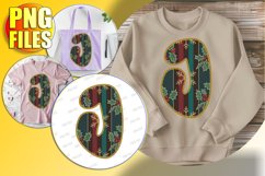 J Doodle Letter Style Representation Merry Holiday Cheer! Product Image 1