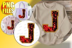 J Doodle Letter Style Sublimation Bright Christmas Spirit! Product Image 1
