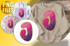J Doodle Letter Valentine Joyful Sweet Icon! Product Image 1