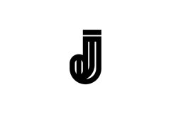 letter J initial logo Product Image 1