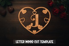 Valentine Laser Cut Alphabet letter Product Image 1