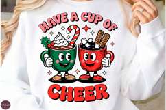 Retro Sublimation Christmas Cartoon Png Product Image 1