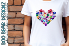 Gemstone Heart Clipart Product Image 1