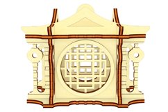 Shadow light Ornaments - laser cut file, SVG DXF plans Product Image 8