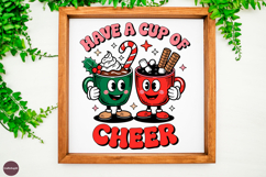 Retro Sublimation Christmas Cartoon Png Product Image 2