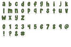 St Patrick&#039;s day Doodle Alphabet Shamrock Letters Hand Drawn Product Image 7