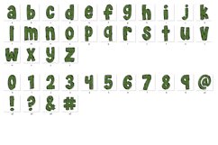 St Patrick's day Doodle Alphabet Shamrock Letters Hand Drawn Product Image 7