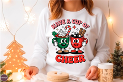 Retro Sublimation Christmas Cartoon Png Product Image 3