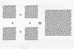 Abstract pattern svg bundle Black and white digital paper Product Image 3