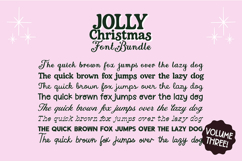 JOLLY CHRISTMAS FONT BUNDLE V3- 8 Christmas Fonts Product Image 2