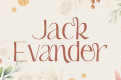 Jack Evander Font Product Image 2