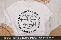 jack frost candy co open daily est - Christmas SVG Design Product Image 1