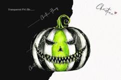 Whimsical Green Jack O Lanterns | Halloween Png Product Image 2