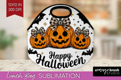 Jack-o-Lantern Halloween Lunch Bag Spooky Season Lunch Bug Product Image 1