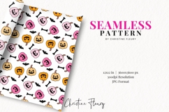 Jack O Lantern Halloween Pattern | Cute Halloween Paper Product Image 2