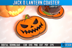 Halloween Skull Coasters with Holder Box Laser Cut Bundle Product Image 6