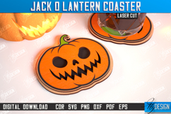 Halloween Skull Coasters with Holder Box Laser Cut Bundle Product Image 9