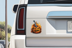 Halloween Music Clipart Bundle: 10 Rockstar Jsack o Lanterns Product Image 7