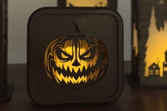 Jack-o&#039;-lantern - Shadow Box - Laser Cut File Product Image 1