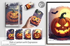 Digital Paper Halloween Jack Lantern Product Image 1