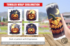 Tumbler Halloween Jack Lantern Product Image 1