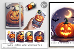 Digital Paper Halloween Jack Lantern Product Image 1
