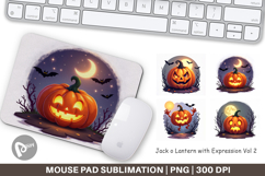 Mouse Pad Halloween Jack Lantern Product Image 1