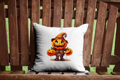 Jack O Lantern Clipart Bundle - 10 Witch Hat Transparent PNG Product Image 9
