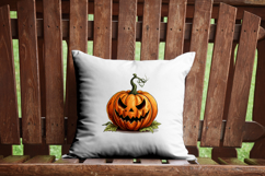 Halloween Jack O Lanterns Clipart | Spooky Pumpkin PNG Product Image 9