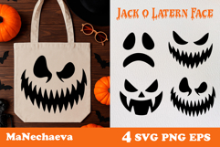 Jack o Lantern SVG | Halloween Pumpkin Design Bundle Product Image 10