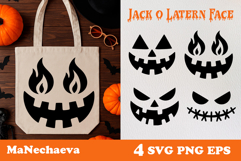 Jack o Lantern SVG | Halloween Pumpkin Design Product Image 1