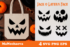 Jack o Lantern SVG | Halloween Pumpkin Design Bundle Product Image 8