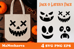Jack o Lantern SVG | Halloween Pumpkin Design Bundle Product Image 7