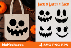 Jack o Lantern SVG | Halloween Pumpkin Design Bundle Product Image 9