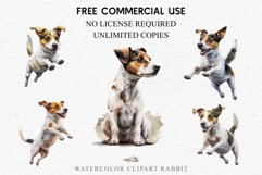 Jack Russell Terrier Cute Puppy Baby Dog Animals Clipart PNG Watercolor  Transparent Print for invitation t-shirt designs sublimation kids printable digital