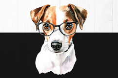 Jack Russell Terrier PNG, 12 Watercolor Dog Clipart Images Product Image 6