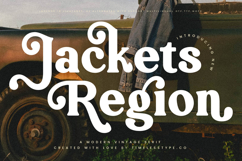 Jackets Region - Modern Vintage Serif Product Image 1
